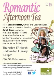 The flyer for the Herts Literary Festival, 2016