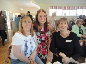 Smiles all round from Lynda Stacey, Jean Fullerton & me. 