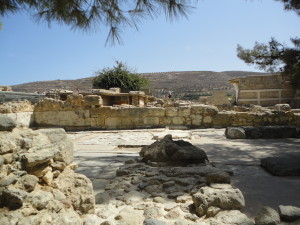 My first glimpse of Knossos